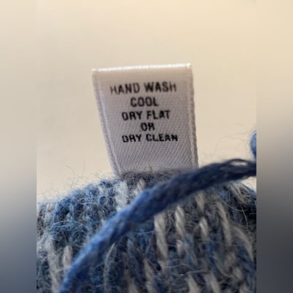 Alpaca Imports Alpaca Wool Womens Sweater Cardigan Size Large Floral - Picture 6 of 10